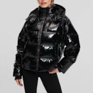 Karl Lagerfeld Women’s Black Puffer Jacket size large